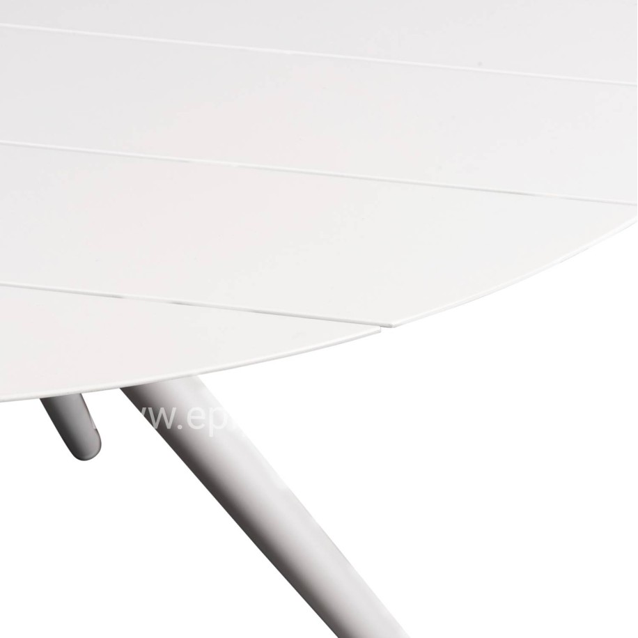 ROUND ALUMINUM TABLE HIGER HM6290.01 GREY Φ126x74Hcm.