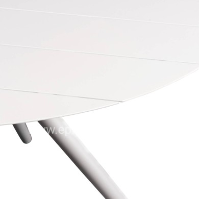 ΤΡΑΠΕΖΙ ΑΛΟΥΜΙΝΙΟΥ ΣΤΡΟΓΓΥΛΟ HIGER HM6290.01 ΓΚΡΙ Φ126x74Υεκ.