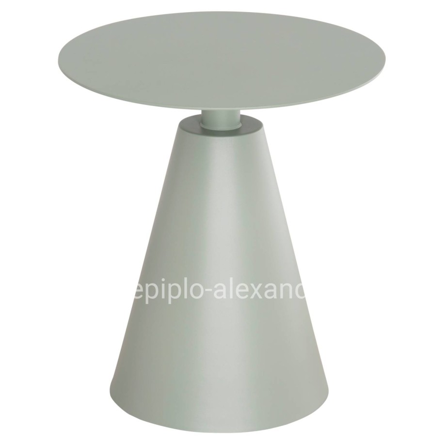 ΤΡΑΠΕΖΑΚΙ ΒΟΗΘ. ΣΤΡΟΓΓΥΛΟ ΕΞ.ΧΩΡΟΥ SERA HM6270.06 ΦΥΣΤΙΚΙ ΑΛΟΥΜΙΝΙΟ Φ50x56Υεκ.