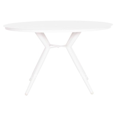 OUTDOOR TABLE ROUND HIGER HM6290.02 WHITE ALUMINUM Φ126Χ74Hcm.