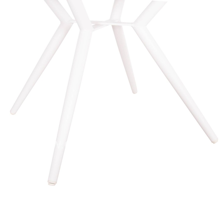 OUTDOOR TABLE ROUND HIGER HM6290.02 WHITE ALUMINUM Φ126Χ74Hcm.