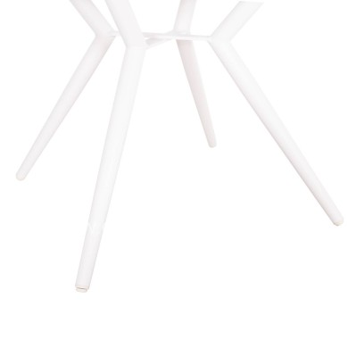 OUTDOOR TABLE ROUND HIGER HM6290.02 WHITE ALUMINUM Φ126Χ74Hcm.