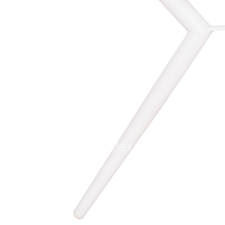 OUTDOOR TABLE ROUND HIGER HM6290.02 WHITE ALUMINUM Φ126Χ74Hcm.