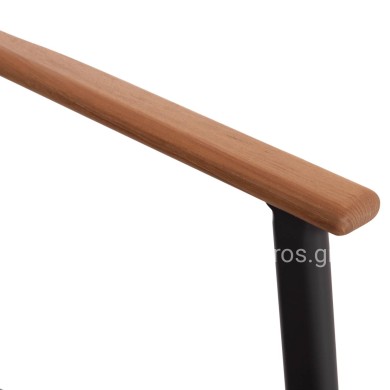 ΠΟΛΥΘΡΟΝΑ ΑΛΟΥΜΙΝΙΟΥ SENTI HM6204.01 ΣΚΕΛΕΤΟΣ & OLEFIN ΣΚΟΥΡΟ ΓΚΡΙ 60x55.5x90Υεκ