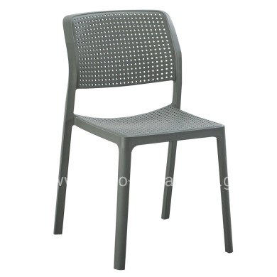 OUTDOOR DINING CHAIR COMFEE HM6101.05 POLYPROPYLENE IN DARK OLIVE GREEN 41x57x82Hcm.