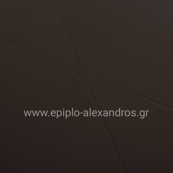 ΤΡΑΠΕΖΙ ΠΟΛΥΠΡΟΠΥΛΕΝΙΟΥ ΣΤΡΟΓΓΥΛΟ TERRIN HM6124.13 ΚΑΦΕ Φ60x75Υεκ.