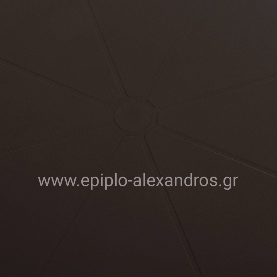 ΤΡΑΠΕΖΙ ΠΟΛΥΠΡΟΠΥΛΕΝΙΟΥ ΣΤΡΟΓΓΥΛΟ TERRIN HM6124.13 ΚΑΦΕ Φ60x75Υεκ.