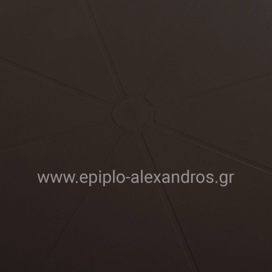 ROUND POLYPROPYLENE TABLE TERRIN HM6124.13 BROWN Φ60x75Hcm.