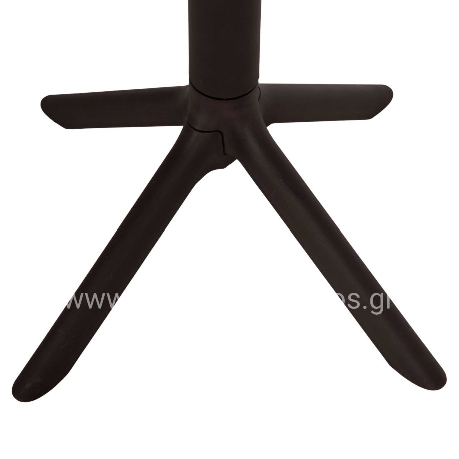 ROUND POLYPROPYLENE TABLE TERRIN HM6124.13 BROWN Φ60x75Hcm.