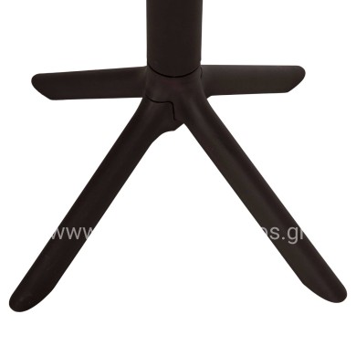 ROUND POLYPROPYLENE TABLE TERRIN HM6124.13 BROWN Φ60x75Hcm.