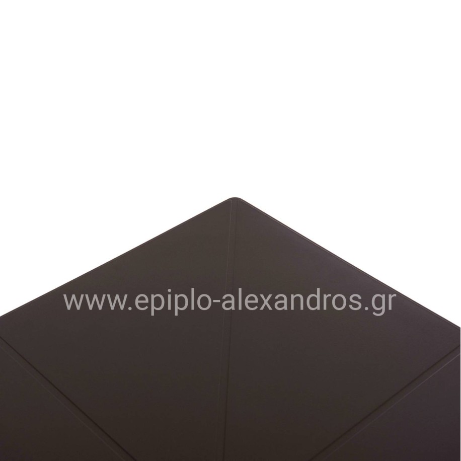 SQUARE POLYPROPYLENE TABLE TERRIN HM6125.13 BROWN 60x60x75Hcm.