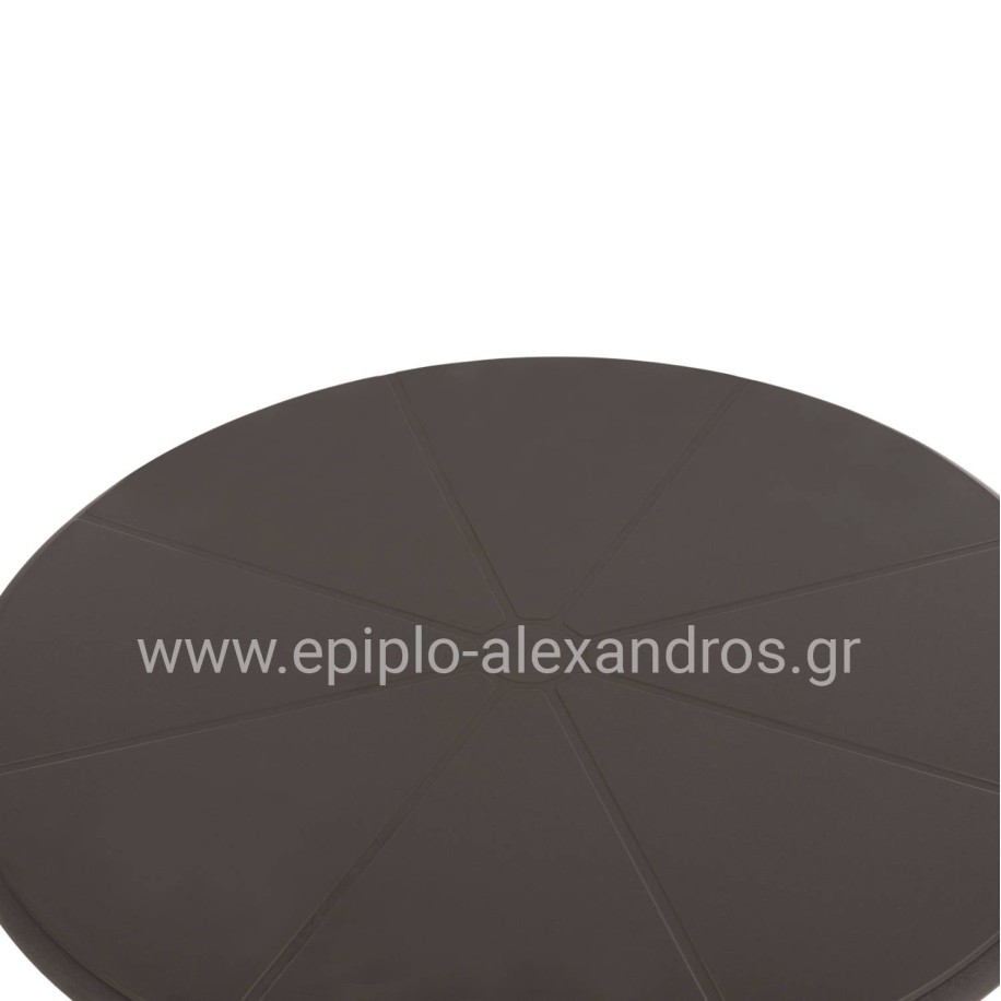 BAR TABLE ROUND TERRIN HM6126.15 POLYPROPYLENE IN DARK OLIVE GREEN Φ60x106Hcm.