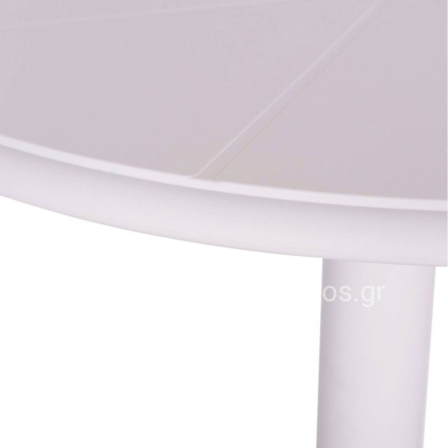 BAR TABLE ROUND TERRIN HM6126.11 POLYPROPYLENE WHITE Φ60x106Hcm.