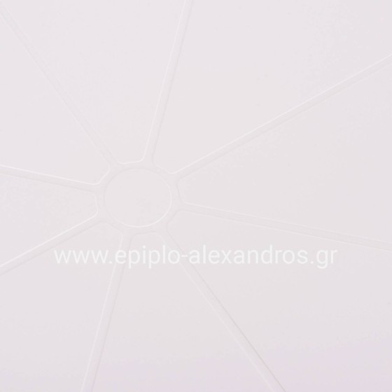 BAR TABLE ROUND TERRIN HM6126.11 POLYPROPYLENE WHITE Φ60x106Hcm.