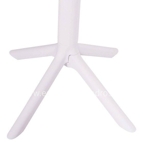 BAR TABLE ROUND TERRIN HM6126.11 POLYPROPYLENE WHITE Φ60x106Hcm.