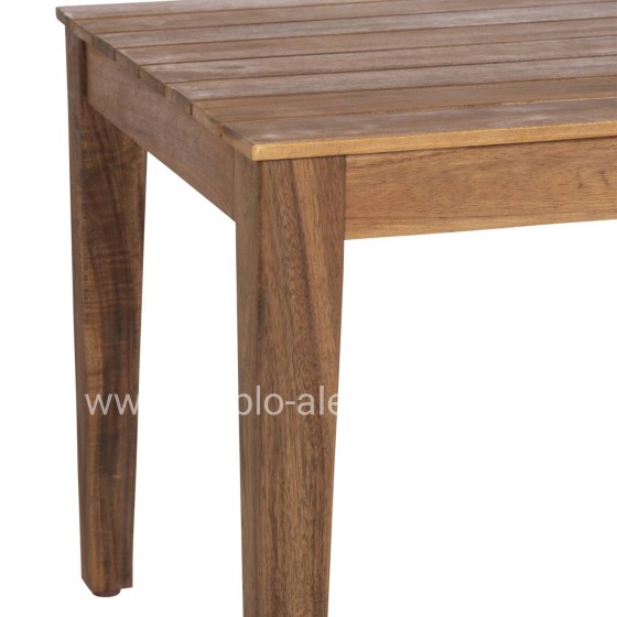 OUTDOOR SQUARE COFFEE TABLE RUTH HM6230 ACACIA WOOD IN NATURAL COLOR 50x50x45Hcm.