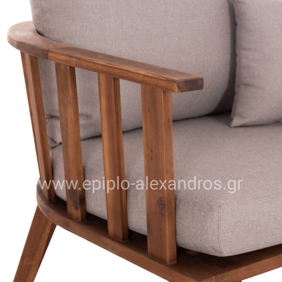 ΣΕΤ ΣΑΛΟΝΙ ΕΞΩΤ.ΧΩΡΟΥ 4TMX HARRA HM6236 ΞΥΛΟ ΑΚΑΚΙΑΣ ΦΥΣΙΚΟ--ΜΑΞΙΛΑΡΙΑ ΓΚΡΙ