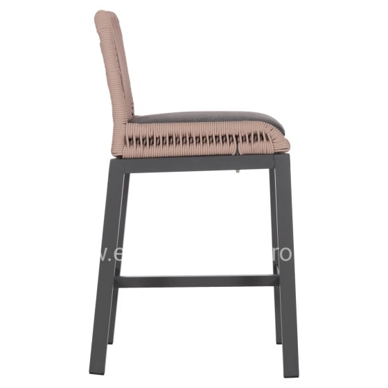 ΣΚΑΜΠΟ ΜΠΑΡ ΜΕΣ.ΥΨΟΥΣ HOWARD HM5791.21 ΑΝΘΡΑΚΙ ΑΛΟΥΜΙΝΙΟ--ΜΠΕΖ ΣΧΟΙΝΙ 47,5x55x94,5Υεκ