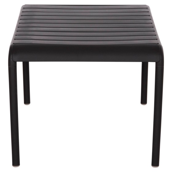 OUTDOOR COFFEE TABLE KORVER HM6334.02 POLYPROPYLENE IN BLACK 100x60x46Hcm.