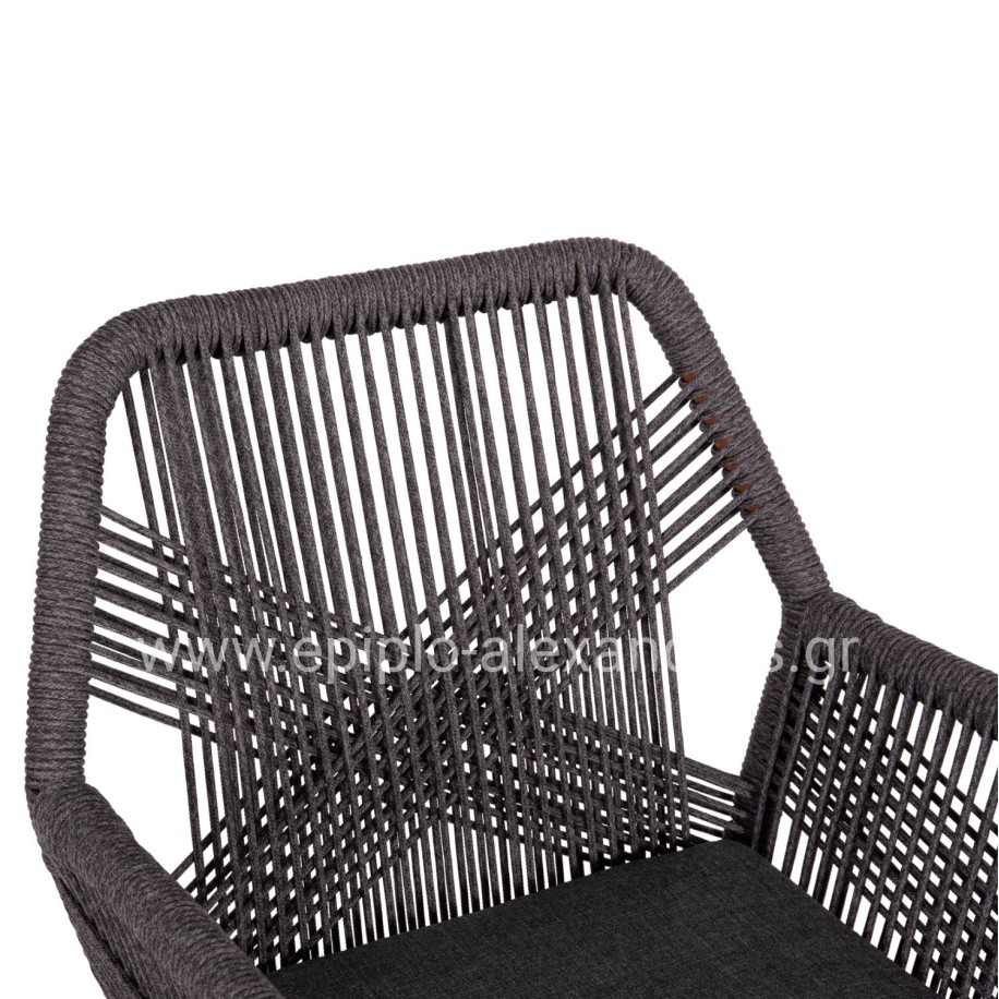 ΠΟΛΥΘΡΟΝΑ ΑΛΟΥΜΙΝΙΟΥ HOWARD HM5543.11 ΚΑΦΕ--ΣΧΟΙΝΙ & ΜΑΞΙΛΑΡΙ ΓΚΡΙ 57.5x62x84Υεκ