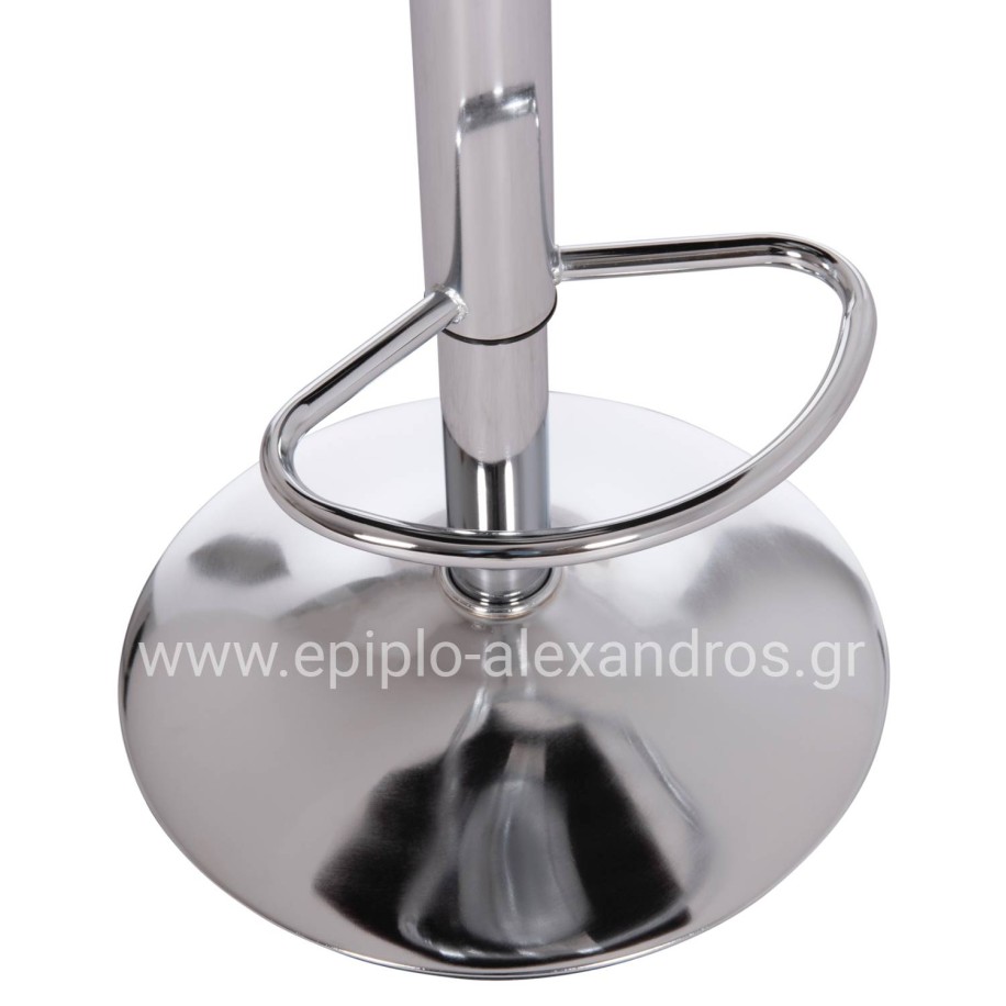 ΣΚΑΜΠΟ ΜΠΑΡ ΠΕΡΙΣΤΡΕΦΟΜΕΝΟ DIANA HM202.23 ΚΑΦΕ PU--ΜΕΤΑΛΛΟ ΧΡΩΜΙΟ 44x52x109Υεκ.