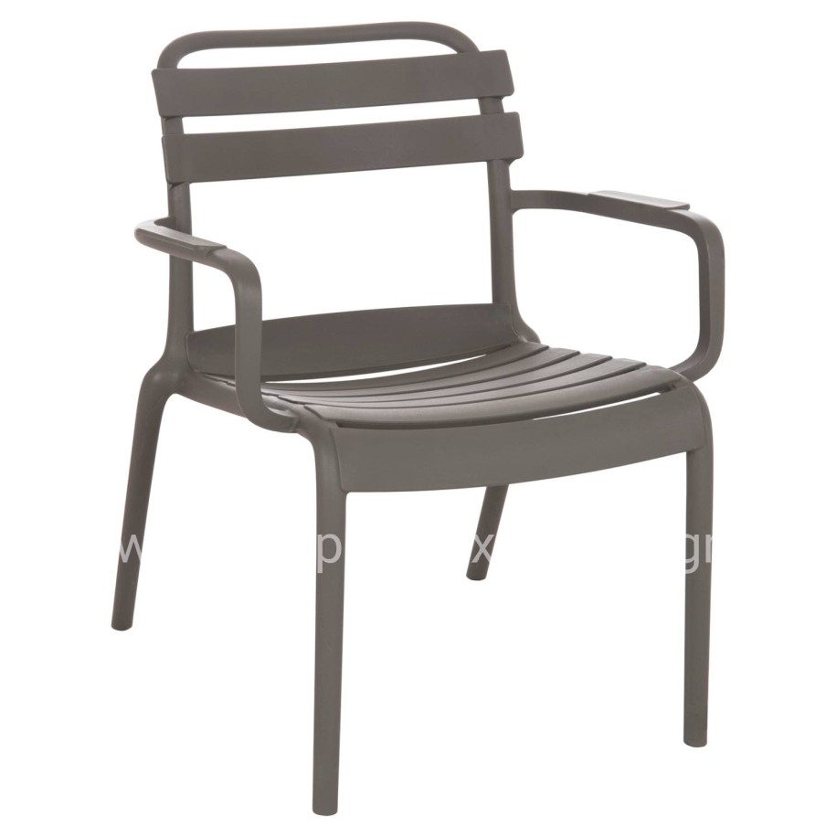 ΠΟΛΥΘΡΟΝΑ ΣΑΛΟΝΙΟΥ ΠΟΛΥΠΡΟΠΥΛΕΝΙΟΥ KORVER HM6333.05 DARK OLIVE GREEN 63.5x65x76Υεκ.