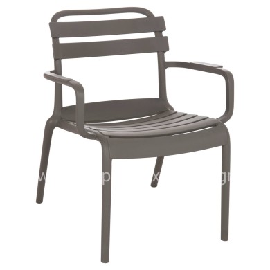 ΠΟΛΥΘΡΟΝΑ ΣΑΛΟΝΙΟΥ ΠΟΛΥΠΡΟΠΥΛΕΝΙΟΥ KORVER HM6333.05 DARK OLIVE GREEN 63.5x65x76Υεκ.