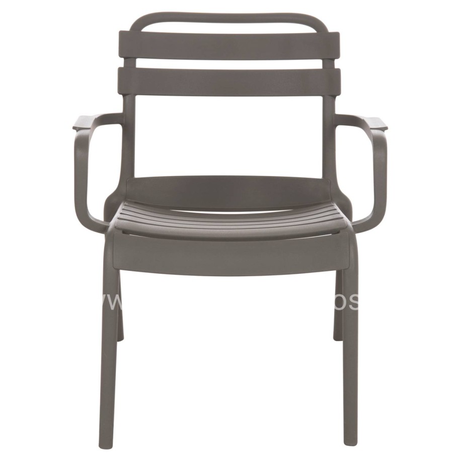 ΠΟΛΥΘΡΟΝΑ ΣΑΛΟΝΙΟΥ ΠΟΛΥΠΡΟΠΥΛΕΝΙΟΥ KORVER HM6333.05 DARK OLIVE GREEN 63.5x65x76Υεκ.