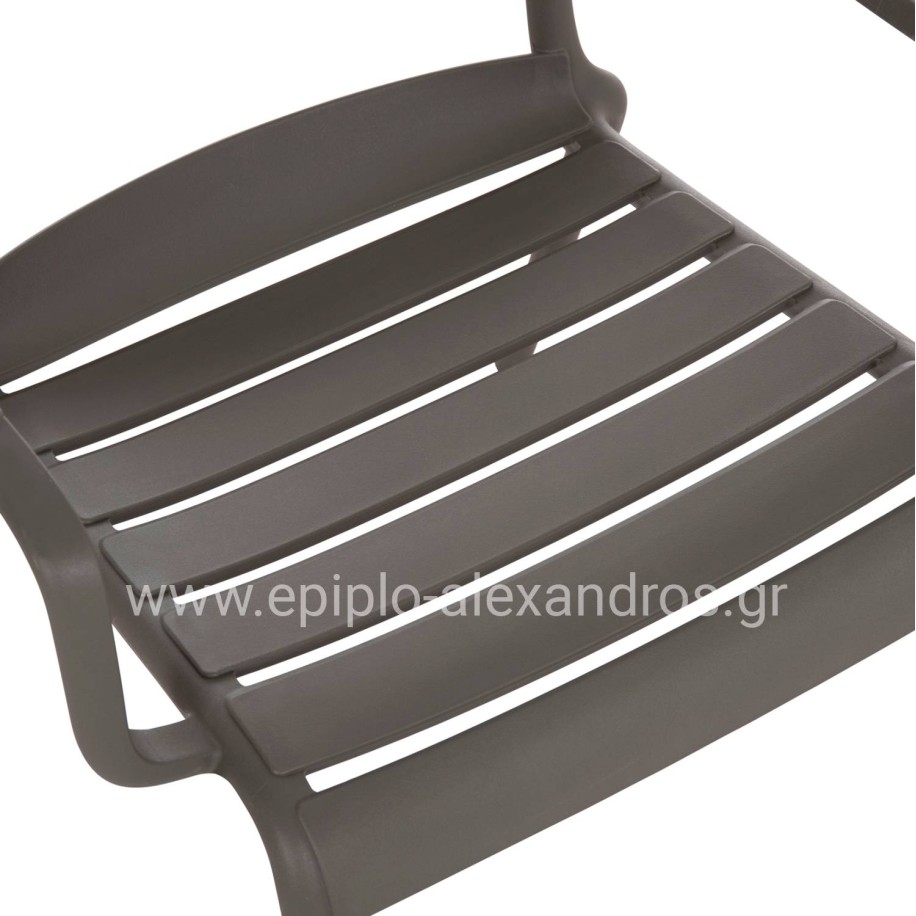 ΠΟΛΥΘΡΟΝΑ ΣΑΛΟΝΙΟΥ ΠΟΛΥΠΡΟΠΥΛΕΝΙΟΥ KORVER HM6333.05 DARK OLIVE GREEN 63.5x65x76Υεκ.