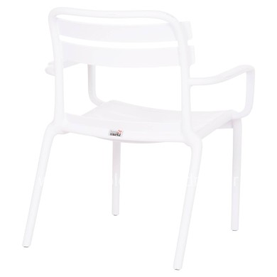 ΠΟΛΥΘΡΟΝΑ ΣΑΛΟΝΙΟΥ ΠΟΛΥΠΡΟΠΥΛΕΝΙΟΥ KORVER HM6333.01 ΛΕΥΚΗ 63.5x65x76Υεκ.