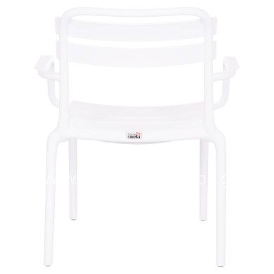 ΠΟΛΥΘΡΟΝΑ ΣΑΛΟΝΙΟΥ ΠΟΛΥΠΡΟΠΥΛΕΝΙΟΥ KORVER HM6333.01 ΛΕΥΚΗ 63.5x65x76Υεκ.