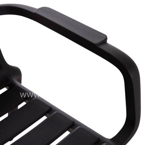 POLYPROPYLENE LOUNGE ARMCHAIR KORVER HM6333.02 BLACK 63.5x65x76Hcm.