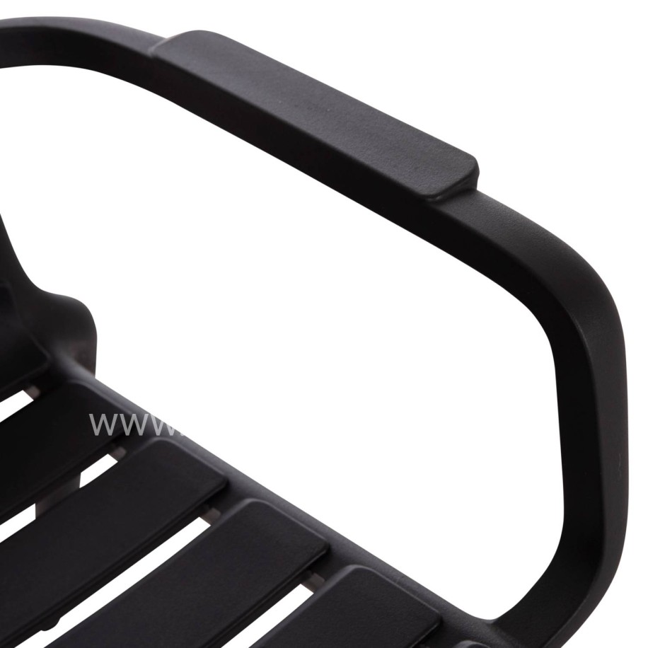 POLYPROPYLENE LOUNGE ARMCHAIR KORVER HM6333.02 BLACK 63.5x65x76Hcm.