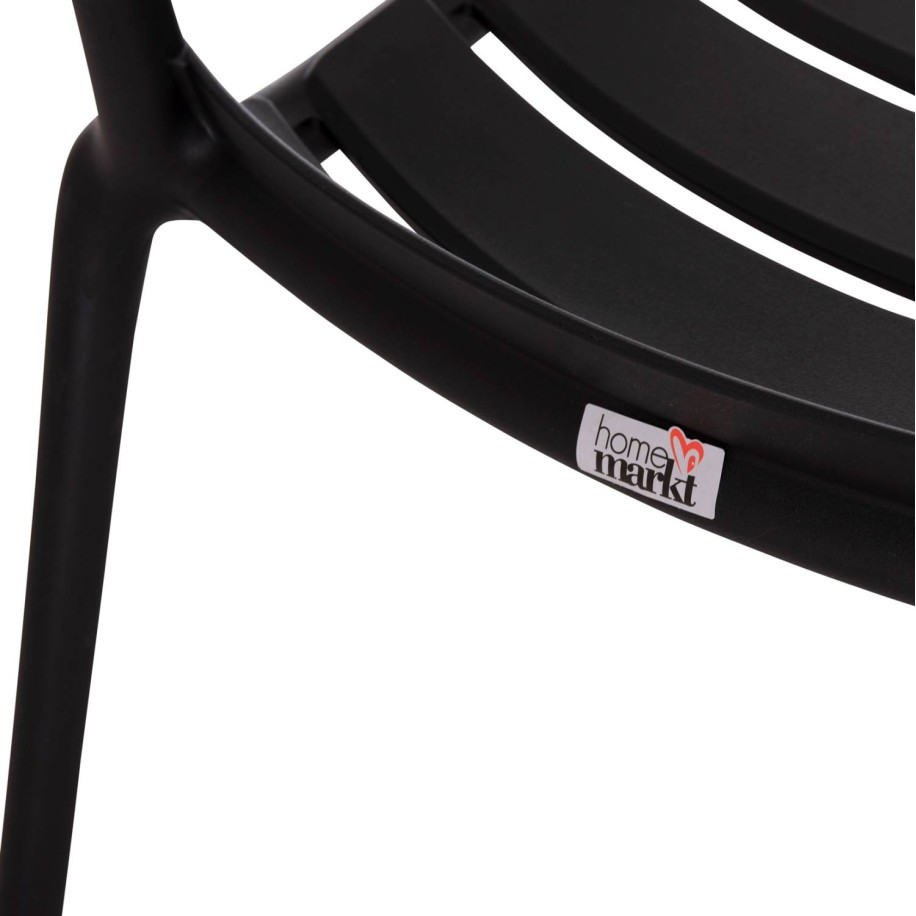 POLYPROPYLENE LOUNGE ARMCHAIR KORVER HM6333.02 BLACK 63.5x65x76Hcm.