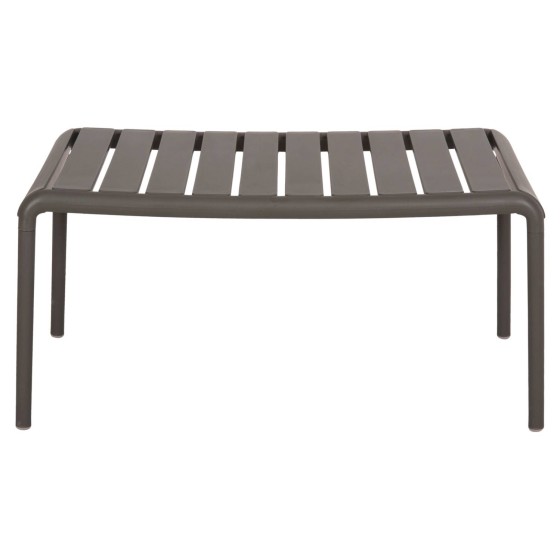 OUTDOOR COFFEE TABLE KORVER HM6334.05 POLYPROPYLENE IN DARK OLIVE 100x60x46Hcm.