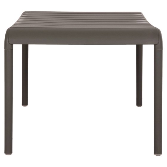 OUTDOOR COFFEE TABLE KORVER HM6334.05 POLYPROPYLENE IN DARK OLIVE 100x60x46Hcm.