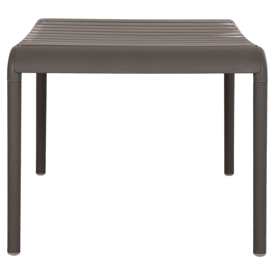 OUTDOOR COFFEE TABLE KORVER HM6334.05 POLYPROPYLENE IN DARK OLIVE 100x60x46Hcm.
