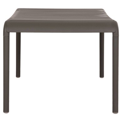 OUTDOOR COFFEE TABLE KORVER HM6334.05 POLYPROPYLENE IN DARK OLIVE 100x60x46Hcm.