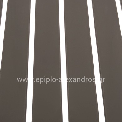 OUTDOOR COFFEE TABLE KORVER HM6334.05 POLYPROPYLENE IN DARK OLIVE 100x60x46Hcm.