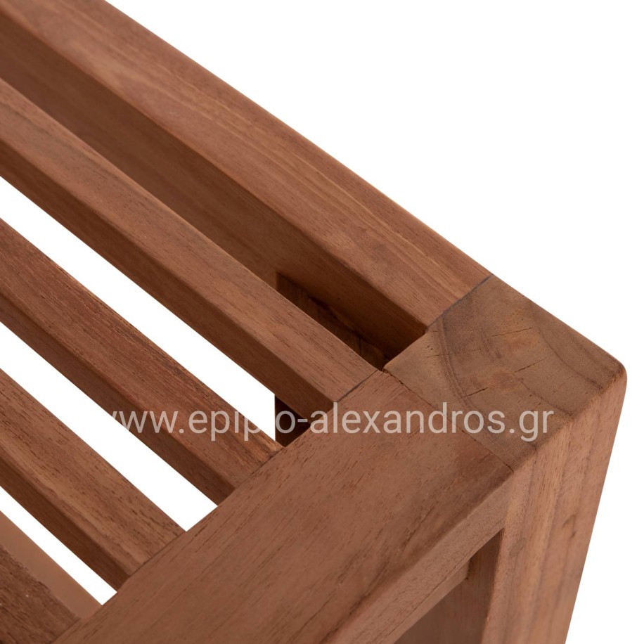 BAR STOOL WITH BACKREST PAIPER HM18110 TEAK WOOD IN NATURAL COLOR 40x49.5x114Hcm.