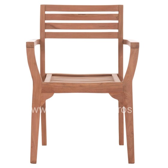 ΠΟΛΥΘΡΟΝΑ ΕΞΩΤ.ΧΩΡΟΥ ERMIONI HM18129 ΞΥΛΟ TEAK--ΦΥΣΙΚΟ ΧΡΩΜΑ 60x59x84Υεκ.