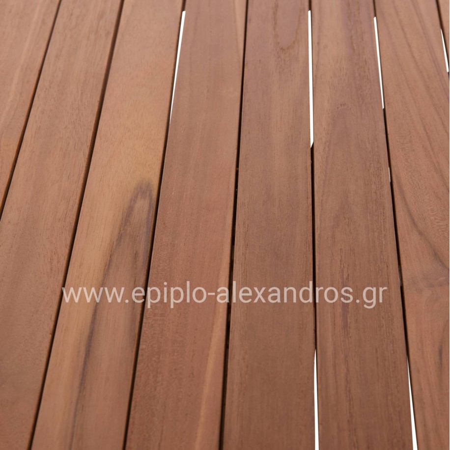 ΕΠΙΦΑΝΕΙΑ ΤΡΑΠΕΖΙΟΥ ΣΤΡΟΓΓΥΛΗ HM18133 ΞΥΛΟ TEAK--ΦΥΣΙΚΟ Φ70x4(πάχος)εκ.