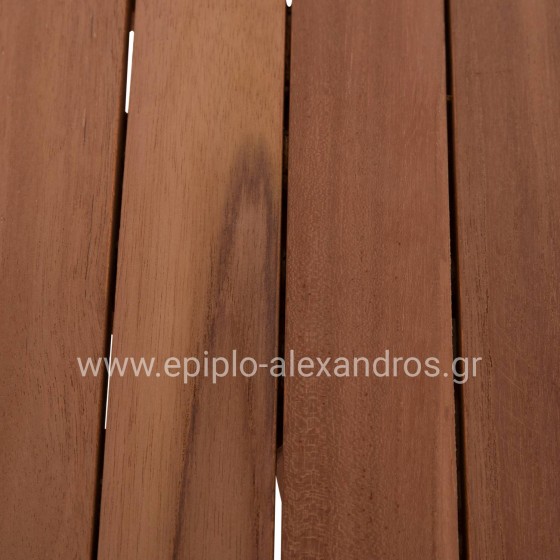 ΕΠΙΦΑΝΕΙΑ ΤΡΑΠΕΖΙΟΥ ΣΤΡΟΓΓΥΛΗ HM18133 ΞΥΛΟ TEAK--ΦΥΣΙΚΟ Φ70x4(πάχος)εκ.