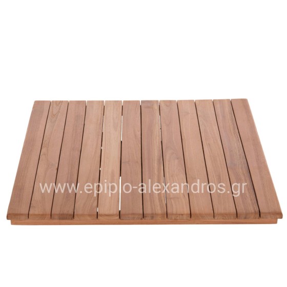 ΕΠΙΦΑΝΕΙΑ ΤΡΑΠΕΖΙΟΥ ΤΕΤΡΑΓΩΝΗ HM18135 ΞΥΛΟ TEAK--ΦΥΣΙΚΟ 60x60x4(πάχος)εκ.