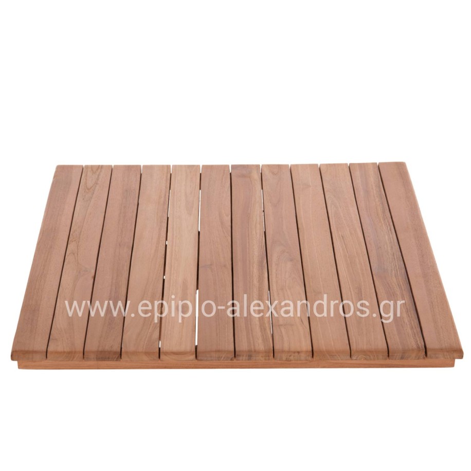ΕΠΙΦΑΝΕΙΑ ΤΡΑΠΕΖΙΟΥ ΤΕΤΡΑΓΩΝΗ HM18135 ΞΥΛΟ TEAK--ΦΥΣΙΚΟ 60x60x4(πάχος)εκ.
