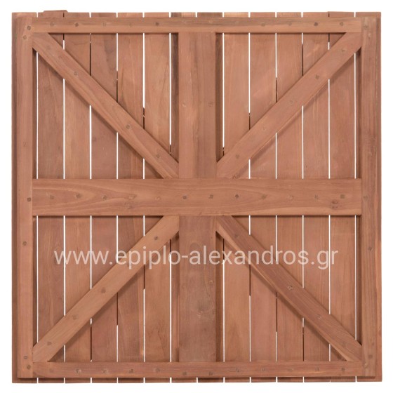 TABLETOP SQUARE HM18136 TEAK WOOD--NATURAL COLOR 70x70x4(thickness)cm.