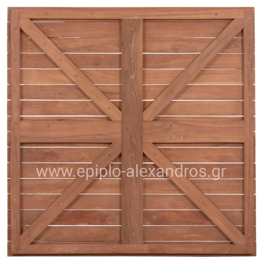 TABLETOP SQUARE HM18137 TEAK WOOD--NATURAL COLOR 80x80x4(thickness)cm.