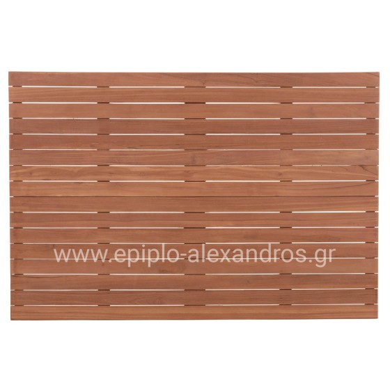 TABLETOP RECTANGULAR HM18138 TEAK WOOD--NATURAL COLOR 120x80x4(thickness)cm.