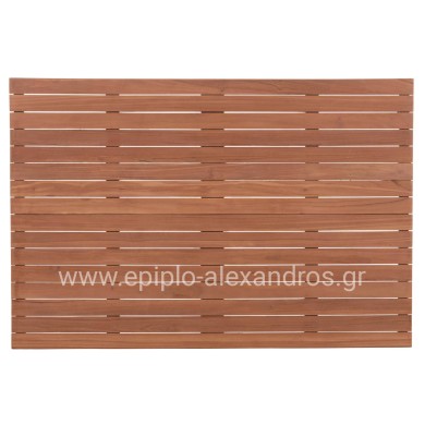 TABLETOP RECTANGULAR HM18138 TEAK WOOD--NATURAL COLOR 120x80x4(thickness)cm.