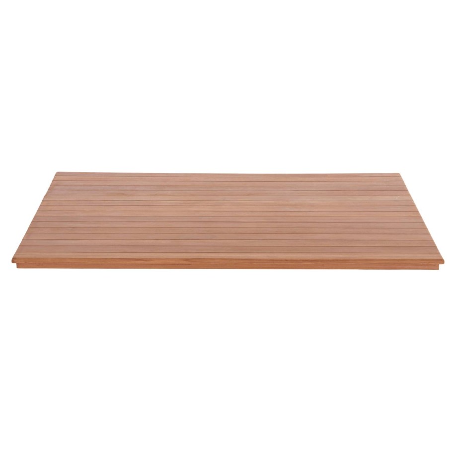 TABLETOP RECTANGULAR HM18138 TEAK WOOD--NATURAL COLOR 120x80x4(thickness)cm.